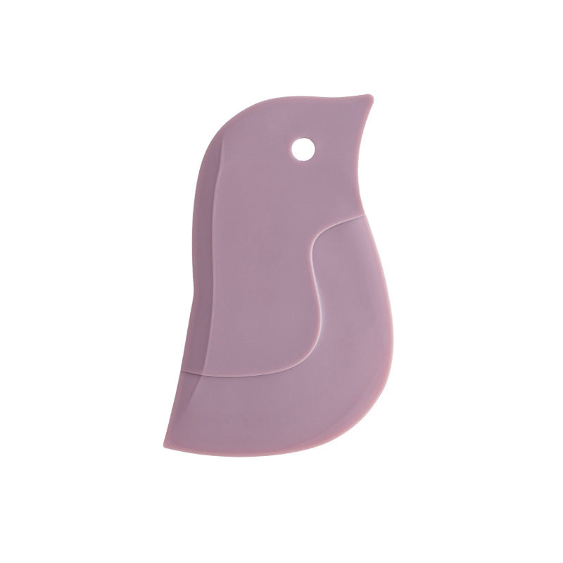 Galuxia Cute Penguin Shape Baking Soft Blade Scraper Oil Dish Plate Scraping Kitchen Gadget Dirty Stains Cleaning Wiping Board Squeegee Kitchen Gadgets