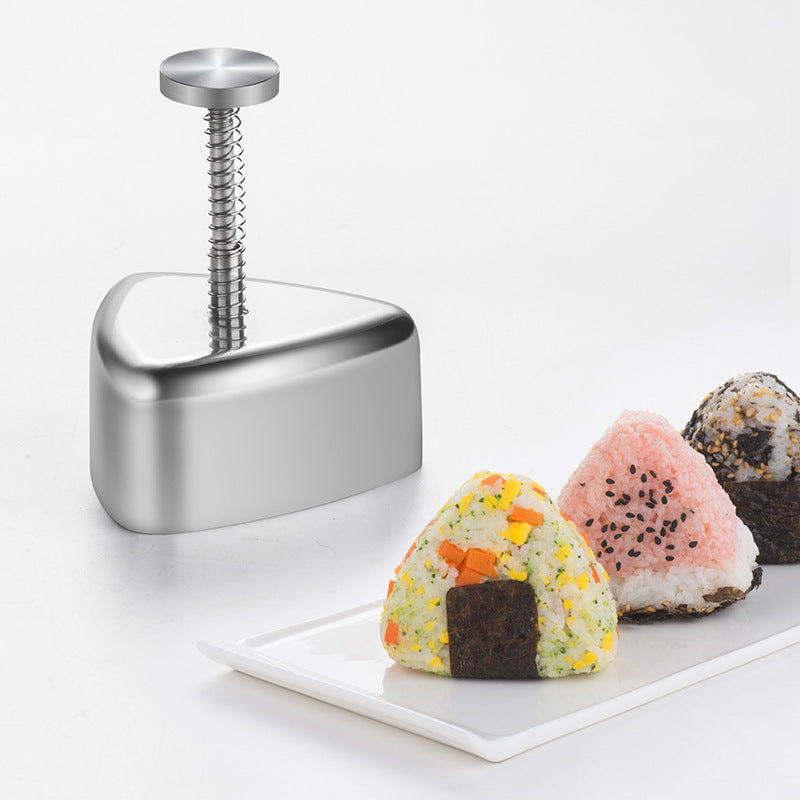 Galuxia Stainless Steel Rice And Vegetable Roll Mould Japanese Triangle Kitchen Gadgets