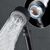 Galuxia Five-color Wind Turbine Shower Head 56 Speed Water Silicone Shower Head