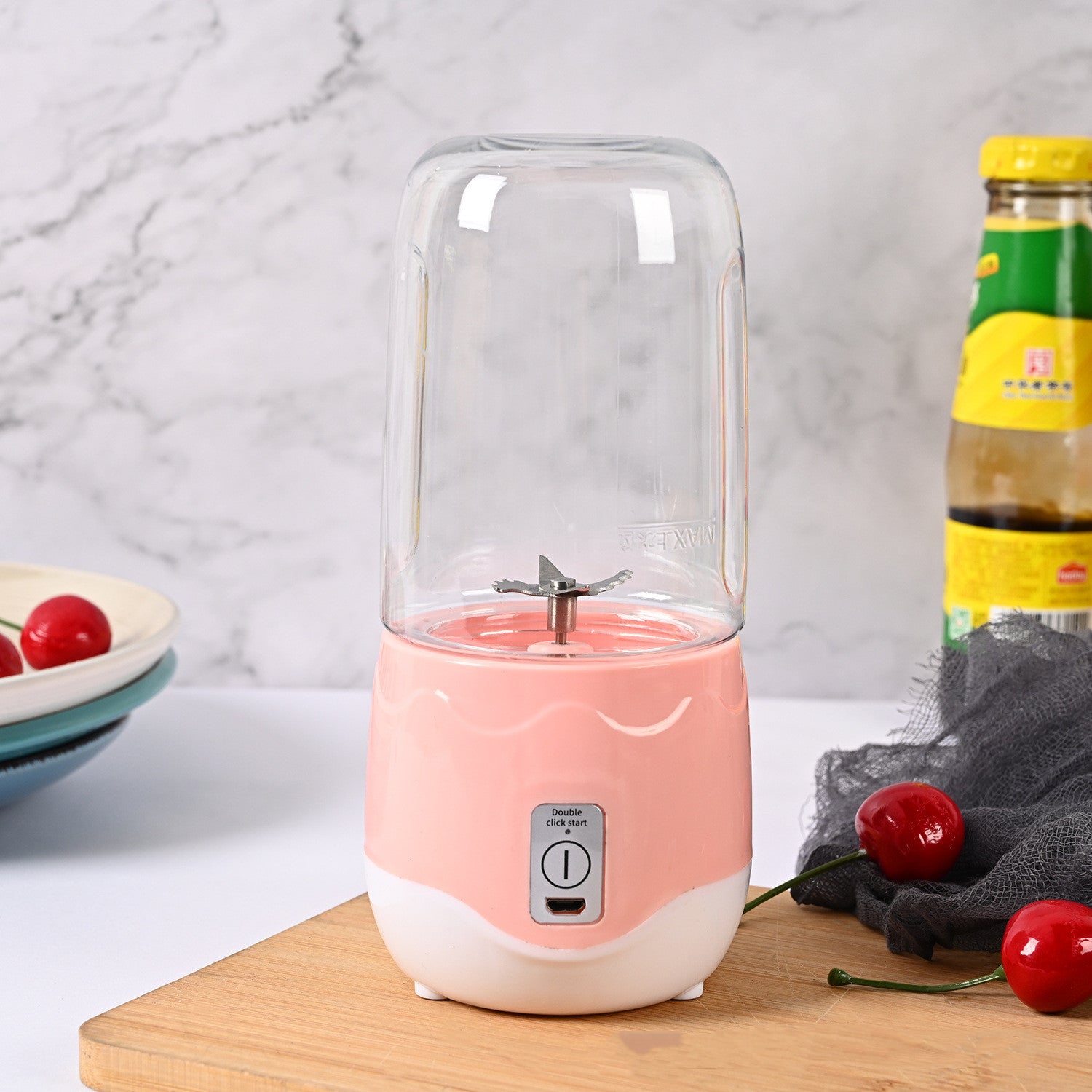 Galuxia Portable Blender Home Mini Fruit Juicing Cup Kitchen Gadgets