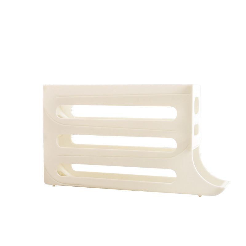Galuxia Refrigerator 4-Layer Automatic Egg Roller Sliding Egg Tray Refrigerator Side Door Large Capacity Holder Egg Storage Box Kitchen Gadgets