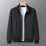Galuxia Dad Wears A Jacket With A Stand-up Collar And A Casual Jacket