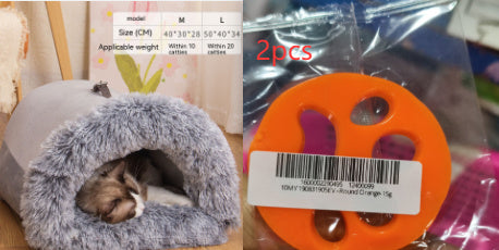 Galuxia New Splice Portable Pet Nest Portable Autumn And Winter Warm Dog Nest Moisture-proof Long Fur Cat Nest Cross Border Pet Nest