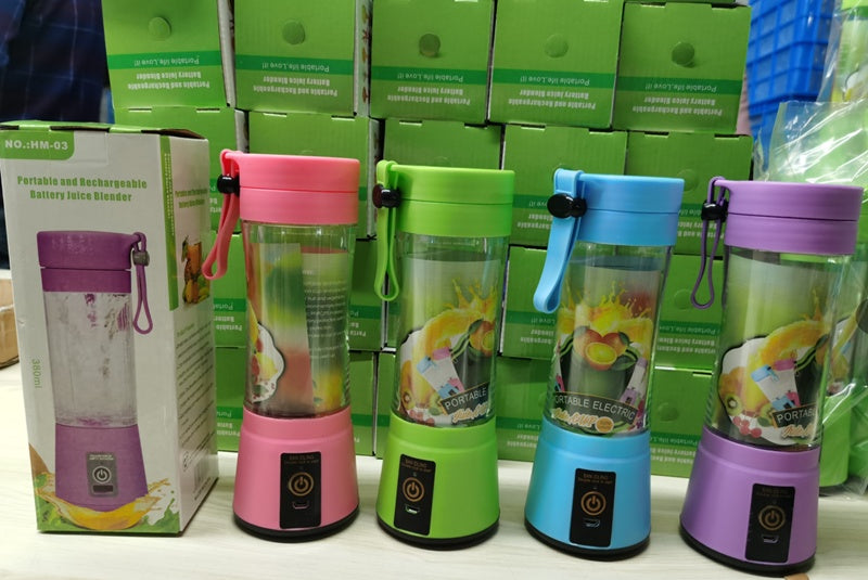Galuxia Portable Blender With USB Rechargeable Mini Kitchen Fruit Juice Mixer Home Simple Portable Electric Mini Juicer
