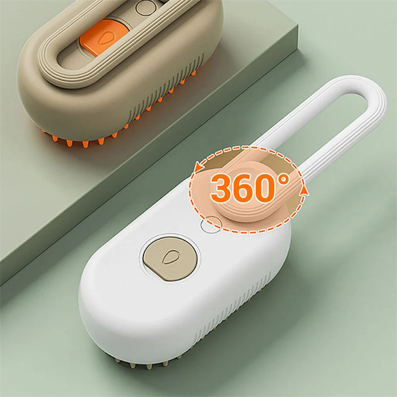 Galuxia Cat Steam Brush Steamy Dog Brush 3 In 1 Electric Spray Cat Hair Brushes For Massage Pet Grooming Comb Hair Removal Combs Pet Products