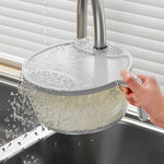 Galuxia Multifunctional Drainage Basin For Domestic Kitchen Rice Fruit Washing Basket Vegetable Basket Wash Multi Function Kitchen Gadgets