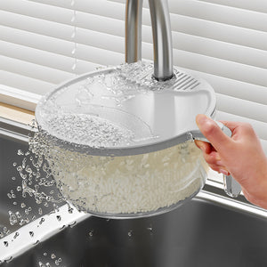 Galuxia Multifunctional Drainage Basin For Domestic Kitchen Rice Fruit Washing Basket Vegetable Basket Wash Multi Function Kitchen Gadgets