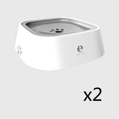 Galuxia 1.5L Cat Dog Water Bowl Carried Floating Bowl Anti-Overflow Slow Water Feeder Dispenser Pet Fountain ABS&PP Dog Supplies