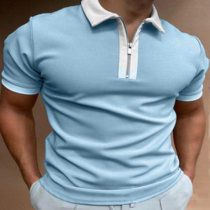 Galuxia Men's Polo Shirt Men Solid Polo Shirts Brand Men Short-Sleeved Shirt Summer Shirt Man Clothing