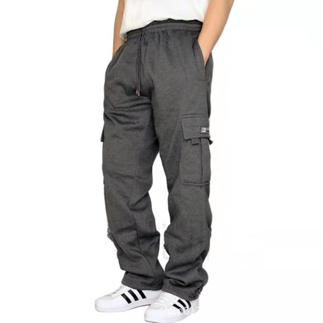 Galuxia Men Pants Sweatpants Stretch Elastic Waist Jogger Sports Pants Drawstring Trousers Fashion Mens Clothing