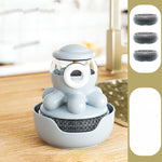 Galuxia Octopus Pot Brush Self Adding Liquid Kitchen Tools Gadgets Cleaner