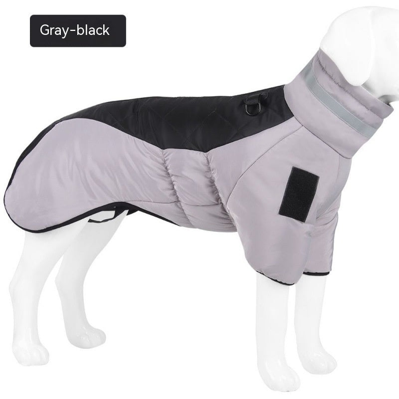 Galuxia New Winter Dog Coat Waterproof Pet Clothes For Medum Large Dogs Warm Thicken Dog Vest Custome Labrador Jacket