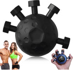 Adjustable Hand Gripper for Forearm & Finger Strength - Gym Resistance Ball for Climbing & Training