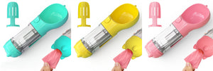 Galuxia Pet Water Bottle Feeder Bowl Garbage Bag Storage Portable Pet Outdoor Travel 3 In 1 Dog Water Bottle