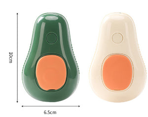 Galuxia Steamy Cat Brush Cat Dog Grooming Comb Electric Self Cleaning Steam Cat Brush For Massage Avocado Shape Pet Spray Cat Grooming