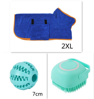 Galuxia Silicone Dog Bath Massage Gloves Brush Pet Cat Bathroom Cleaning Tool Comb Brush For Dog Can Pour Shampoo Dog Grooming Supplies