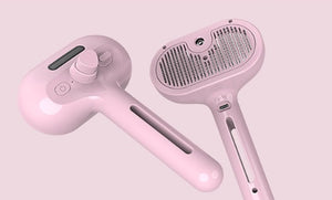 Galuxia Pet Comb Self Cleaning Pets Hair Remover Brush For Dogs Grooming Tools Dematting Comb Built-in Mist Humidifier Pet Products