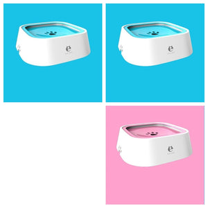 Galuxia 1.5L Cat Dog Water Bowl Carried Floating Bowl Anti-Overflow Slow Water Feeder Dispenser Pet Fountain ABS&PP Dog Supplies