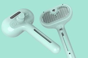 Galuxia Pet Comb Self Cleaning Pets Hair Remover Brush For Dogs Grooming Tools Dematting Comb Built-in Mist Humidifier Pet Products