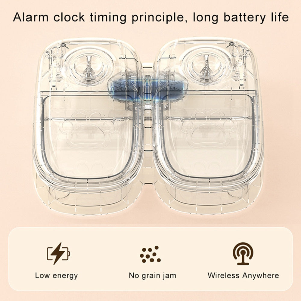 Galuxia Automatic Pet Feeder Smart Food Dispenser For Cats Dogs Timer Stainless Steel Bowl Auto Dog Cat Pet Feeding Pets Supplies