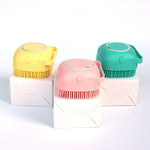 Galuxia Silicone Dog Bath Massage Gloves Brush Pet Cat Bathroom Cleaning Tool Comb Brush For Dog Can Pour Shampoo Dog Grooming Supplies